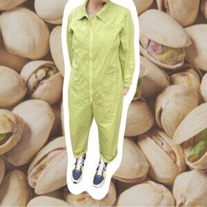 Red Sky - jumpsuit / boiler suit in pistachio green